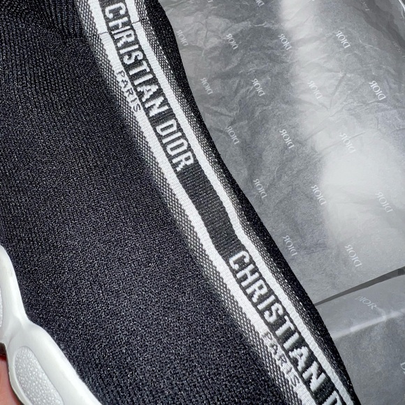 Christian Dior F. Two Point Zero Technical Knit Sock Sneakers Mid Women’s - Picture 4 of 8